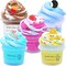 5 Pack Butter Slime,Pink Strawberry, Blue Ice Cream,Two-Toned Colorful Slime